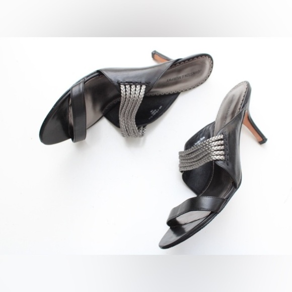 NWOT Johnston & Murphy heeled sandals - Picture 7 of 13